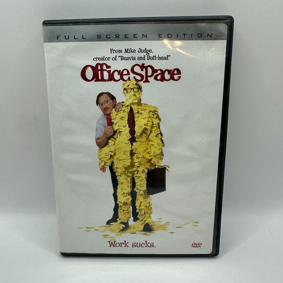 Office Space Special Edition DVD With Flair Mike Judge Jennifer Aniston 1999 - Picture 2 of 4